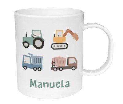 Taza de Plstico Personalizada Trucks