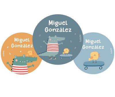 Pack 3 Distintivi Personalizzati Croc