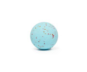 Bombe de Bain Effervescente Bleu Flocons Rouge