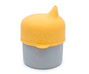 Tapa Sippie para Vaso Silicona Amarillo