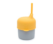 Tapa Sippie para Vaso Silicona Amarillo