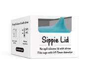 Tapa Sippie para Vaso Silicona Azul Dusk