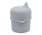 Tapa Sippie para Vaso Silicona Gris