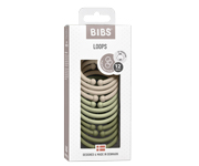 12 Anelli BIBS Loops Appendi Giochi Vanilla/Sage/Olive
