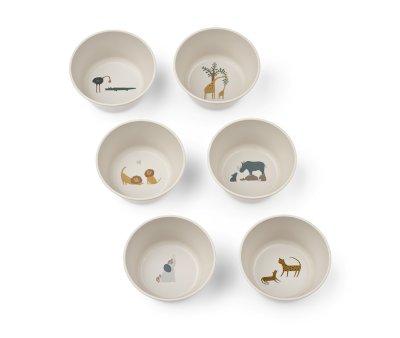 6 Bowl Cees All Together/Sandy