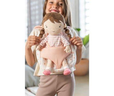 Mochila para Muecas Strawberries Blanca