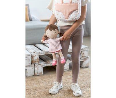 Mochila para Muecas Strawberries Blanca