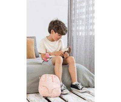 Mochila para Muecas Strawberries Blanca
