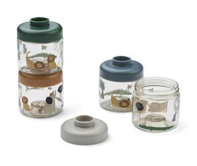 Pack of 4 Dominique All Together Food Dispensers / Sandy