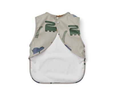 Bib Without Sleeves Bria Dinosaurs / Mist