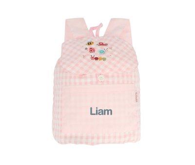 Small Vichy Bugs Personalised Backpack