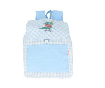 Small Vichy Croc Personalized Backpack
