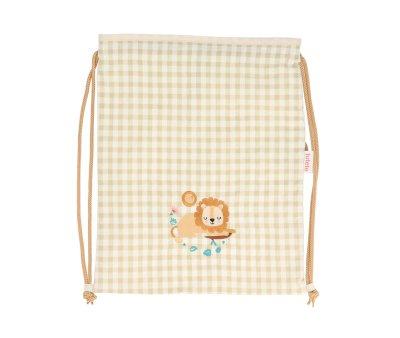 Vichy Savannah Drawstring Backpack Personalised