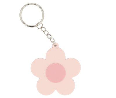 Silicone Personalized Keychain Flower