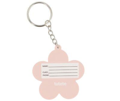 Silicone Personalized Keychain Flower