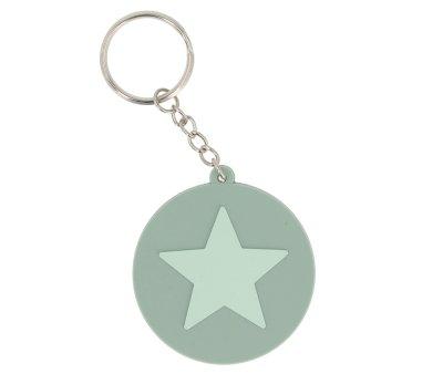 Silicone Keychain Personalised Star Sage