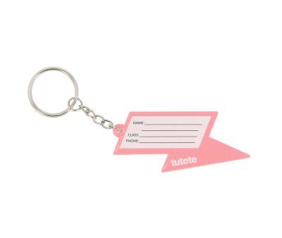 Portachiavi Silicone Tutete Thunder Pink