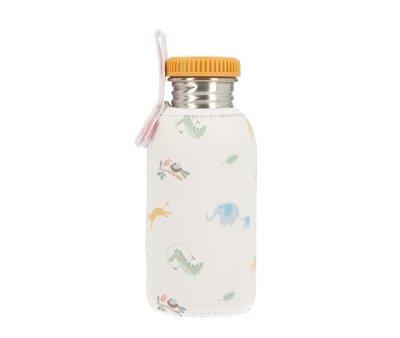 Garrafa de ao 500ml Personalizvel + Forro Neoprene Savannah