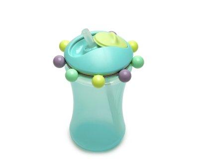 Abacus Sippy Vaso con Pajita Blue