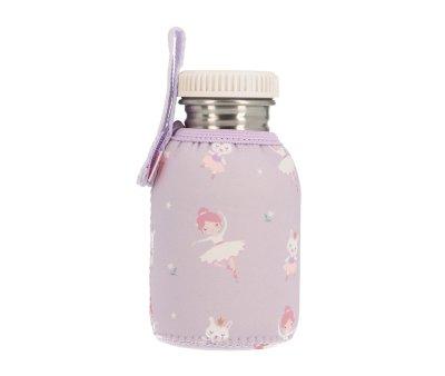 Garrafa de ao 300ml Personalizada + Forro Neoprene Ballet