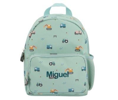 Mochila Infantil Personalizvel Trucks