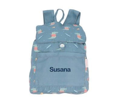 Mochila Tecido Pequena Personalizada Croc