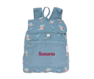 Mochila Tecido Pequena Personalizada Croc