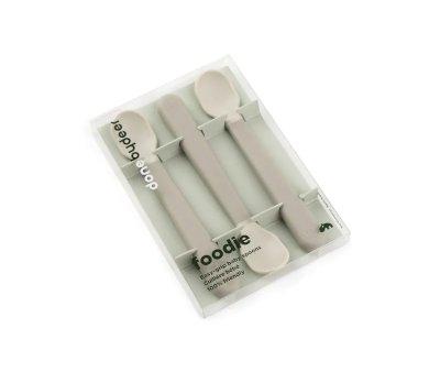 Pack of 3 Easy-Grip Baby Spoons Foodie Sand