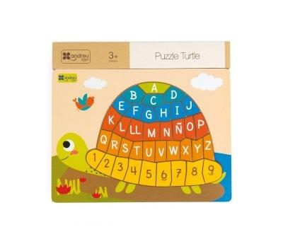 Puzzle Tartaruga con Alfabeto e Numeri