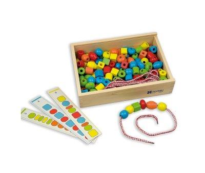 130 Wooden Beads for Threading