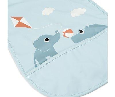 Sure! Here is the translated text with the HTML format preserved:


Bib with Velcro Playground Blue