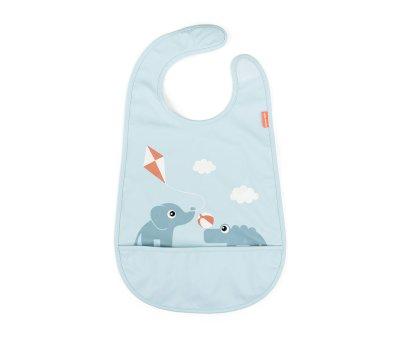 Sure! Here is the translated text with the HTML format preserved:


Bib with Velcro Playground Blue