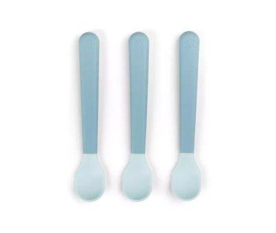 Pack 3 Cucharas para Beb Fcil Agarre Foodie Blue
