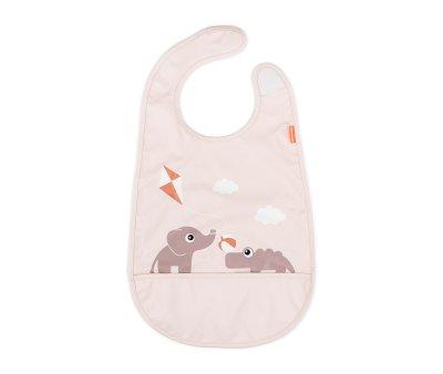 Bib with Velcro Playground Powder