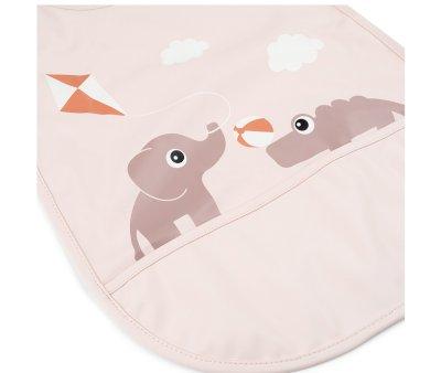 Bib with Velcro Playground Powder