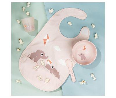 Bib with Velcro Playground Powder