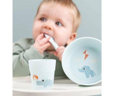 Set First Tableware Playground Blue