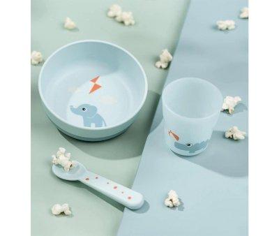Set First Tableware Playground Blue