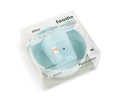 Set First Tableware Playground Blue
