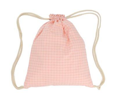 Sacca Zaino Personalizzabile Nordic Check Blush
