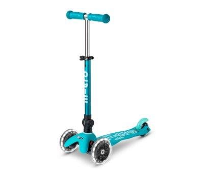 Scooter Mini Micro Deluxe Aqua  LED