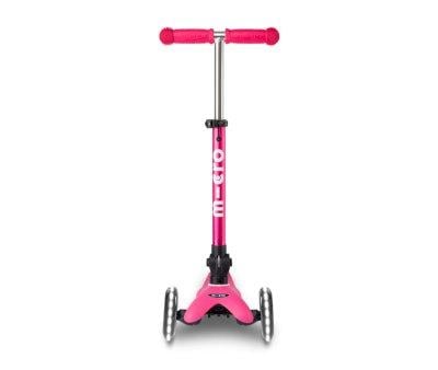 Scooter Mini Micro Deluxe Rosa  LED
