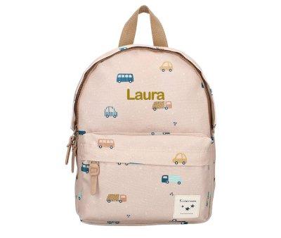 Children's Backpack Paris Sweet Cuddles Brown Personalised