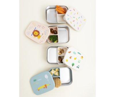 Caja de Almuerzo Acero con Separador Extrable Tiny Bits
