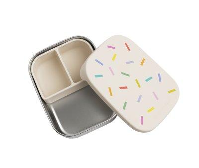 Caja de Almuerzo Acero con Separador Extrable Confetti