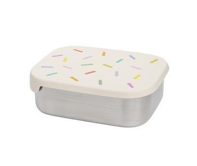 Caja de Almuerzo Acero con Separador Extrable Confetti