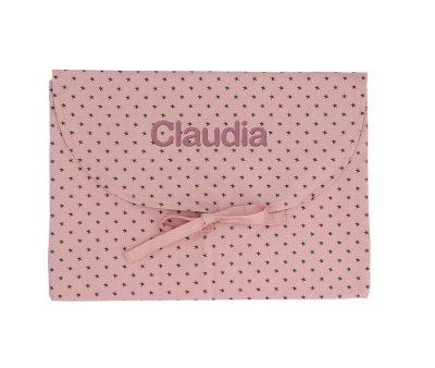 Mini Star Pink Change Bag Personalised