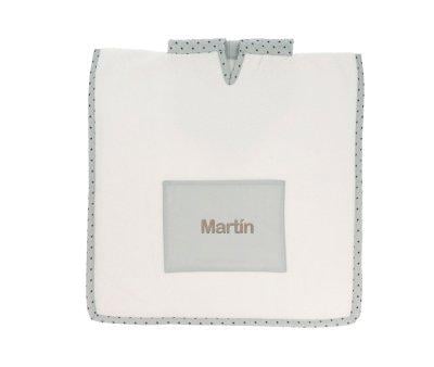 Poncho Mini Star Grey Personalised