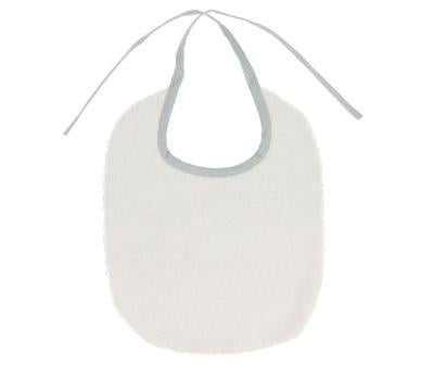 Babero Algodn Mini Star Grey Personalizable