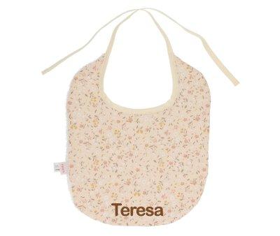 Babero Algodn Wild Flower Personalizable